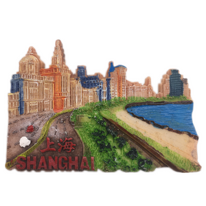 Shanghai China Fridge Magnet 3D Resin