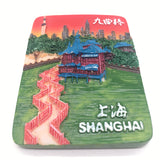 Shanghai China Fridge Magnet 3D Resin