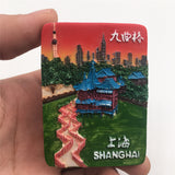 Shanghai China Fridge Magnet 3D Resin