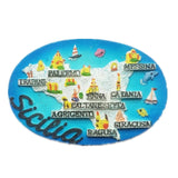 Sicily Italy Fridge Magnet 3D Resin