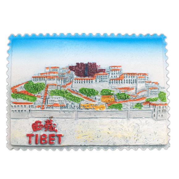 Tibet China Fridge Magnet 3D Resin