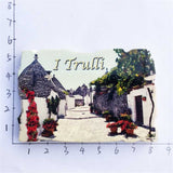 Trulli Italy Fridge Magnet 3D Resin