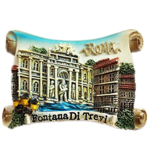 Trevi Fountain Rome Italy Fridge Magnet 3D Resin