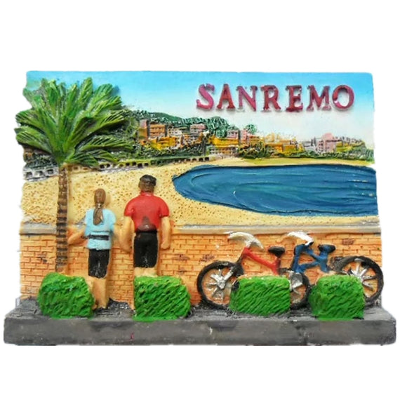 Sanremo Italy Fridge Magnet 3D Resin