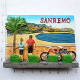 Sanremo Italy Fridge Magnet 3D Resin