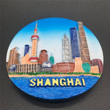 Shanghai China Fridge Magnet 3D Resin