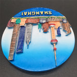 Shanghai China Fridge Magnet 3D Resin