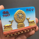 Tibet China Fridge Magnet 3D Resin