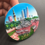 Shanghai China Fridge Magnet 3D Resin