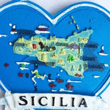 Sicily Italy Fridge Magnet 3D Resin