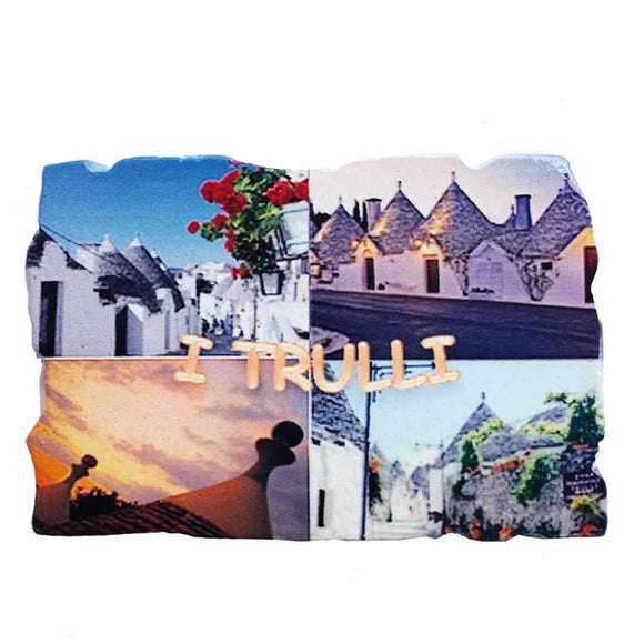 Trulli Italy Fridge Magnet 3D Resin