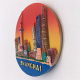 Shanghai China Fridge Magnet 3D Resin