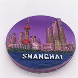 Shanghai China Fridge Magnet 3D Resin