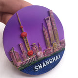 Shanghai China Fridge Magnet 3D Resin