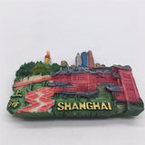 Shanghai China Fridge Magnet 3D Resin