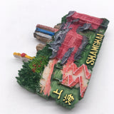 Shanghai China Fridge Magnet 3D Resin