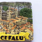 Cefalu Italy Fridge Magnet 3D Resin