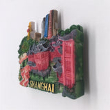 Shanghai China Fridge Magnet 3D Resin