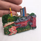 Shanghai China Fridge Magnet 3D Resin