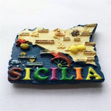 Sicily Sicilia Italy Fridge Magnet 3D Resin