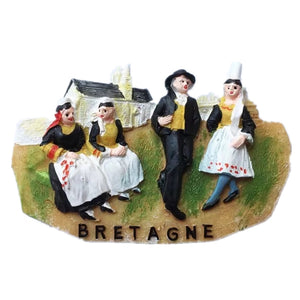 Bretagne France Fridge Magnet 3D Resin