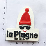 La Plagne France Fridge Magnet 3D Resin