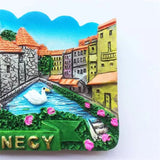 Annecy France Fridge Magnet 3D Resin