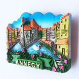 Annecy France Fridge Magnet 3D Resin