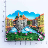 Annecy France Fridge Magnet 3D Resin