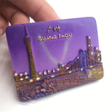 Canton China Fridge Magnet 3D Resin