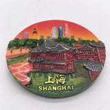 Shanghai China Fridge Magnet 3D Resin