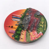 Shanghai China Fridge Magnet 3D Resin