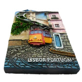 Lisbon Portugal Fridge Magnet 3D Resin