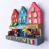 Brussels Bruges Belgium Fridge Magnet 3D Resin