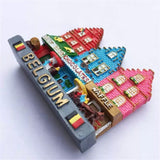 Brussels Bruges Belgium Fridge Magnet 3D Resin