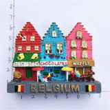 Brussels Bruges Belgium Fridge Magnet 3D Resin