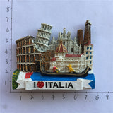 Pisa Venice Rome Florence Italy Fridge Magnet 3D Resin