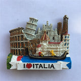 Pisa Venice Rome Florence Italy Fridge Magnet 3D Resin