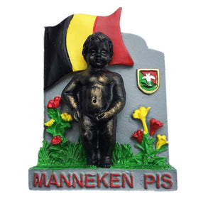 Manneken Pis Brussels Belgium Fridge Magnet 3D Resin