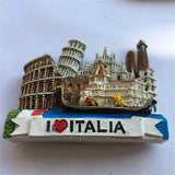 Pisa Venice Rome Florence Italy Fridge Magnet 3D Resin