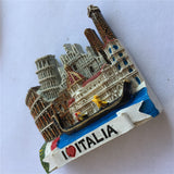 Pisa Venice Rome Florence Italy Fridge Magnet 3D Resin