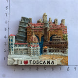 Toscana Italy Fridge Magnet 3D Resin