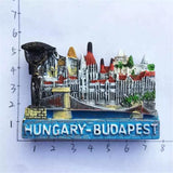 Budapest Hungary Fridge Magnet 3D Resin