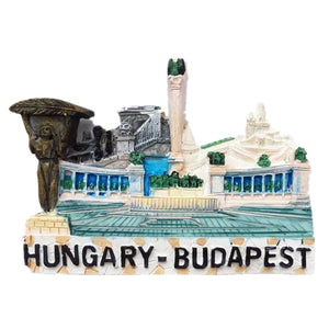 Budapest Hungary Fridge Magnet 3D Resin