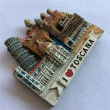 Toscana Italy Fridge Magnet 3D Resin