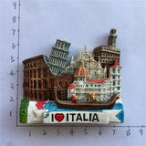 Pisa Venice Florence Rome Italy Fridge Magnet 3D Resin