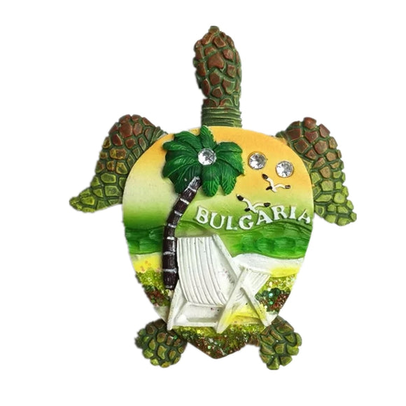 Turtle Bulgaria Fridge Magnet 3D Resin