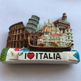 Pisa Venice Florence Rome Italy Fridge Magnet 3D Resin