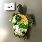 Turtle Bulgaria Fridge Magnet 3D Resin