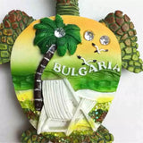 Turtle Bulgaria Fridge Magnet 3D Resin